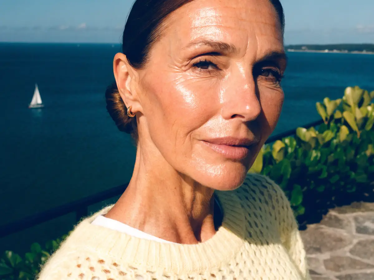 A guest's refreshed, hydrated skin after a Glo2Facial oxygen and hydradermabrasion treatment at Pura Vida in Fleming Island, FL