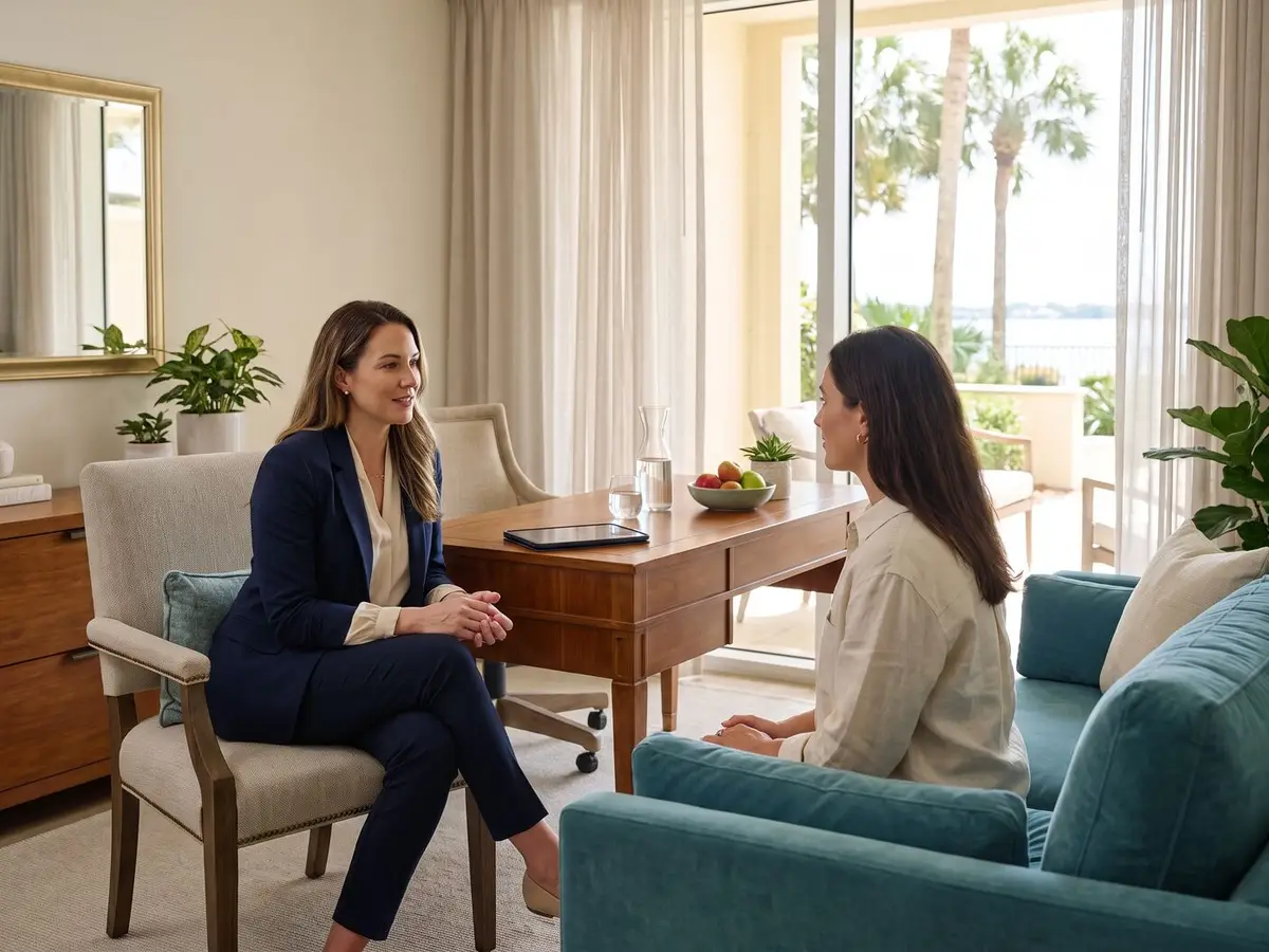 A Pura Vida clinician administering a lipotropic injection in Fleming Island, FL