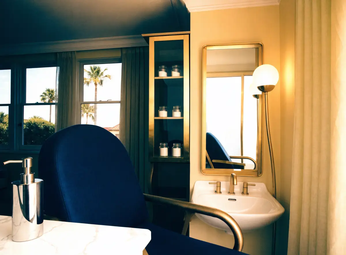 A Medical Aesthetician preparing a warm wax treatment in a calm treatment room at the Pura Vida Day Spa in Fleming Island, FL